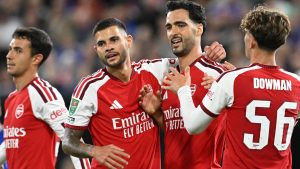 Arsenal celebrate
