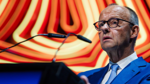 German Chancellor Friedrich Merz speaks during the 'Germany Summit' in Berlin, Germany